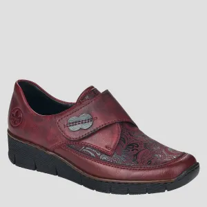 537C0 - RED LEATHER