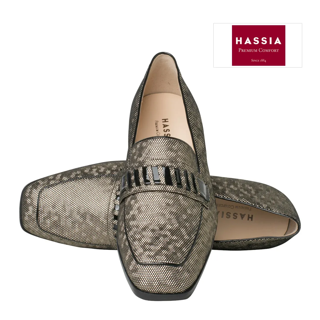 8-300844 - TAUPE BLACK LEATHER
