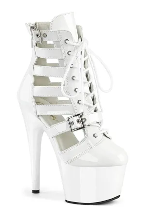 ADORE-1013MST White Patent Ankle Boot