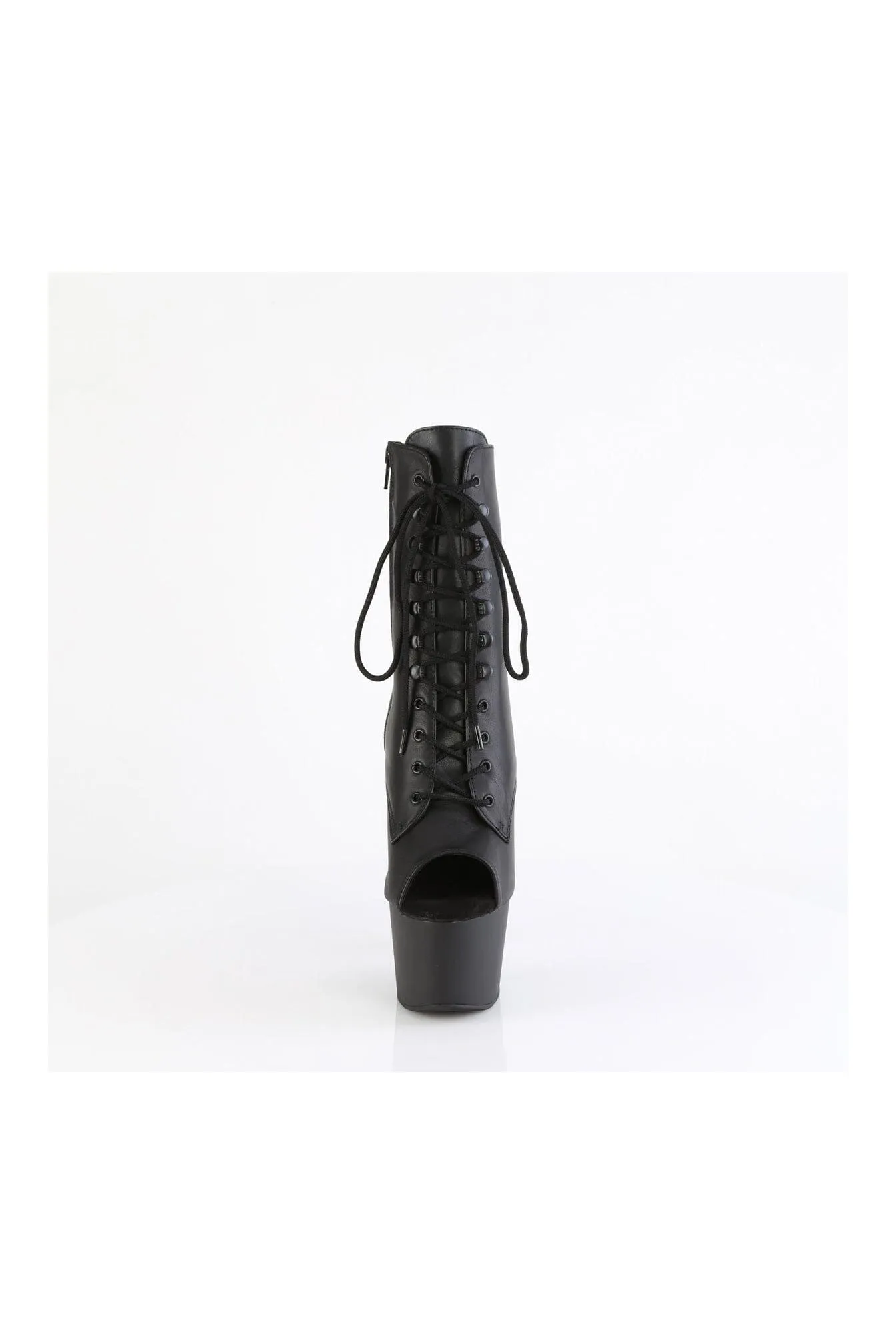 ADORE-1021 Black Genuine Leather Ankle Boot