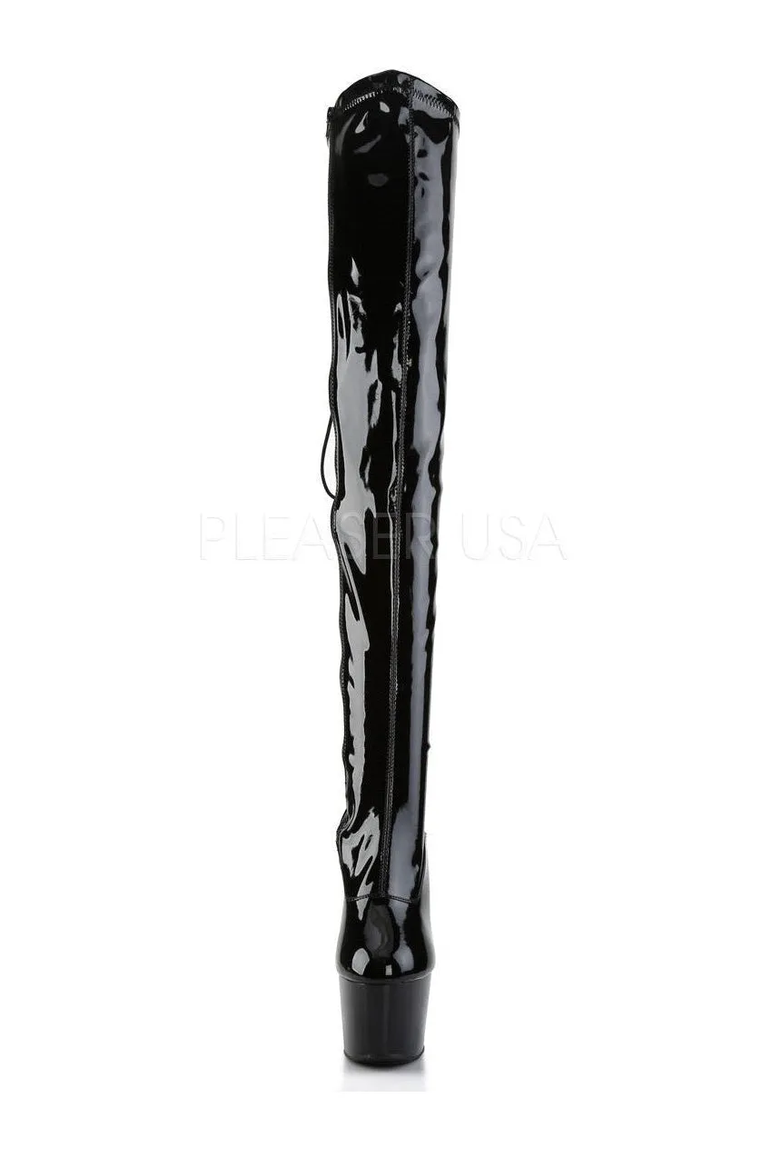 ADORE-3063 Platform Boot  | Black Patent