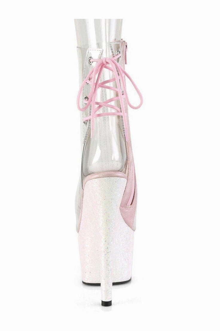 ADORE-1018C Exotic Boot | Clear Vinyl