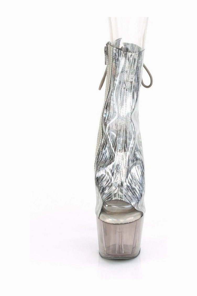ADORE-1018HCT Exotic Boot | Clear Vinyl