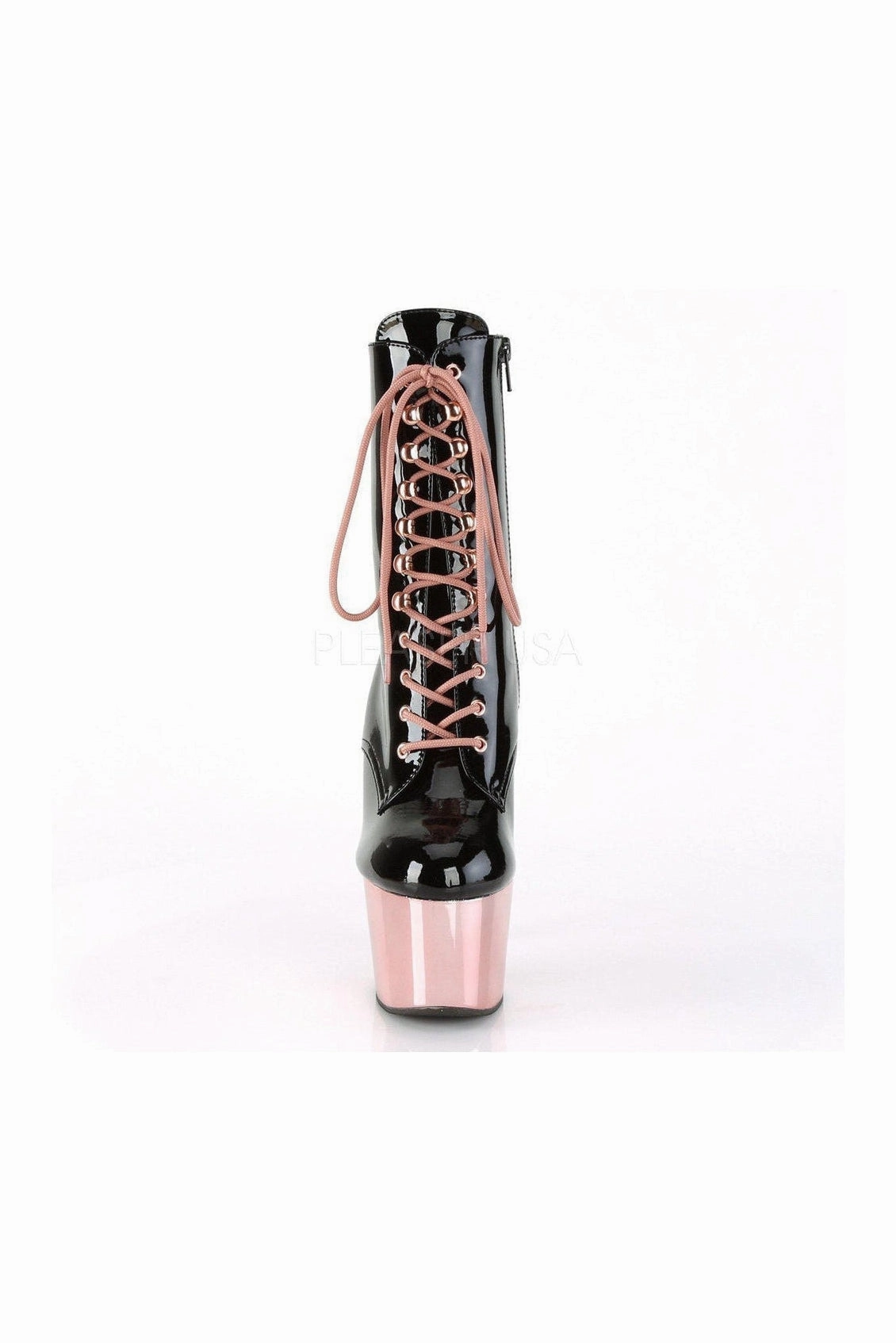 ADORE-1020 Platform Ankle Boot | Black Patent