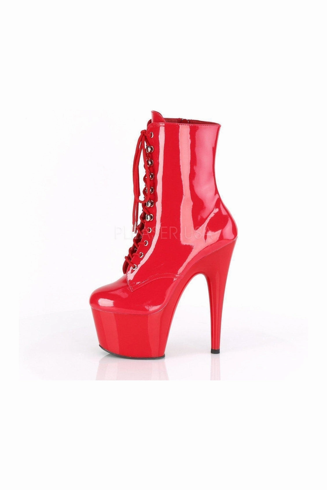 ADORE-1020 Platform Ankle Boot | Red Patent