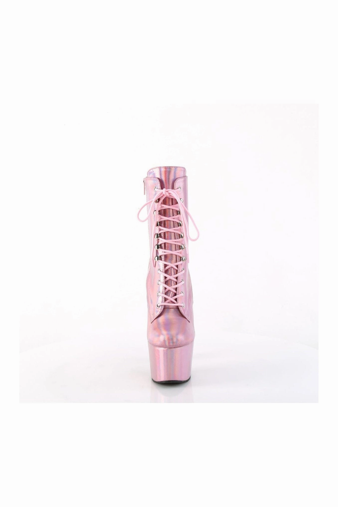 ADORE-1020HG Pink Hologram Ankle Boot