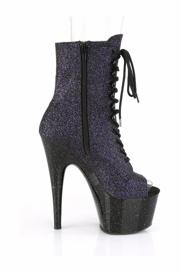 ADORE-1021MG Exotic Boot | Purple Glitter