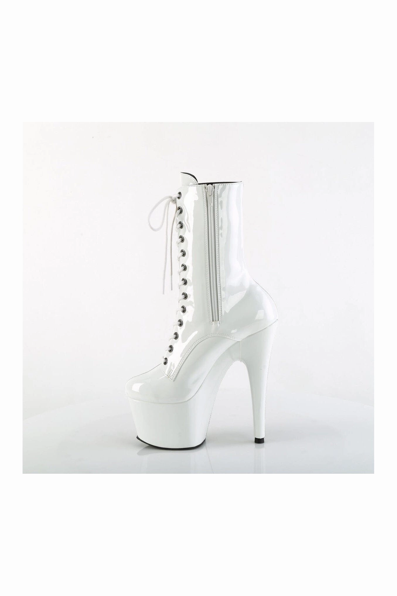 ADORE-1040TT Grey Patent Ankle Boot