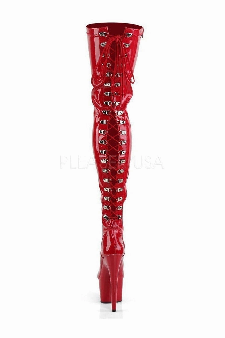 ADORE-3063 Platform Boot  | Red Patent