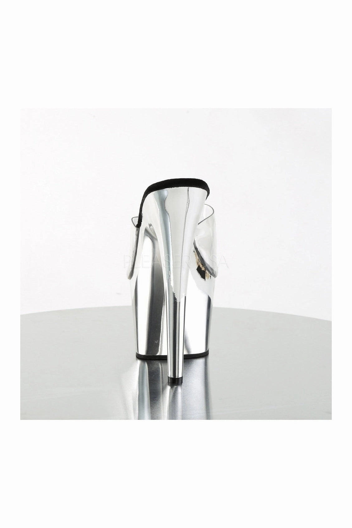 ADORE-701 Platform Slide  | Clear Vinyl
