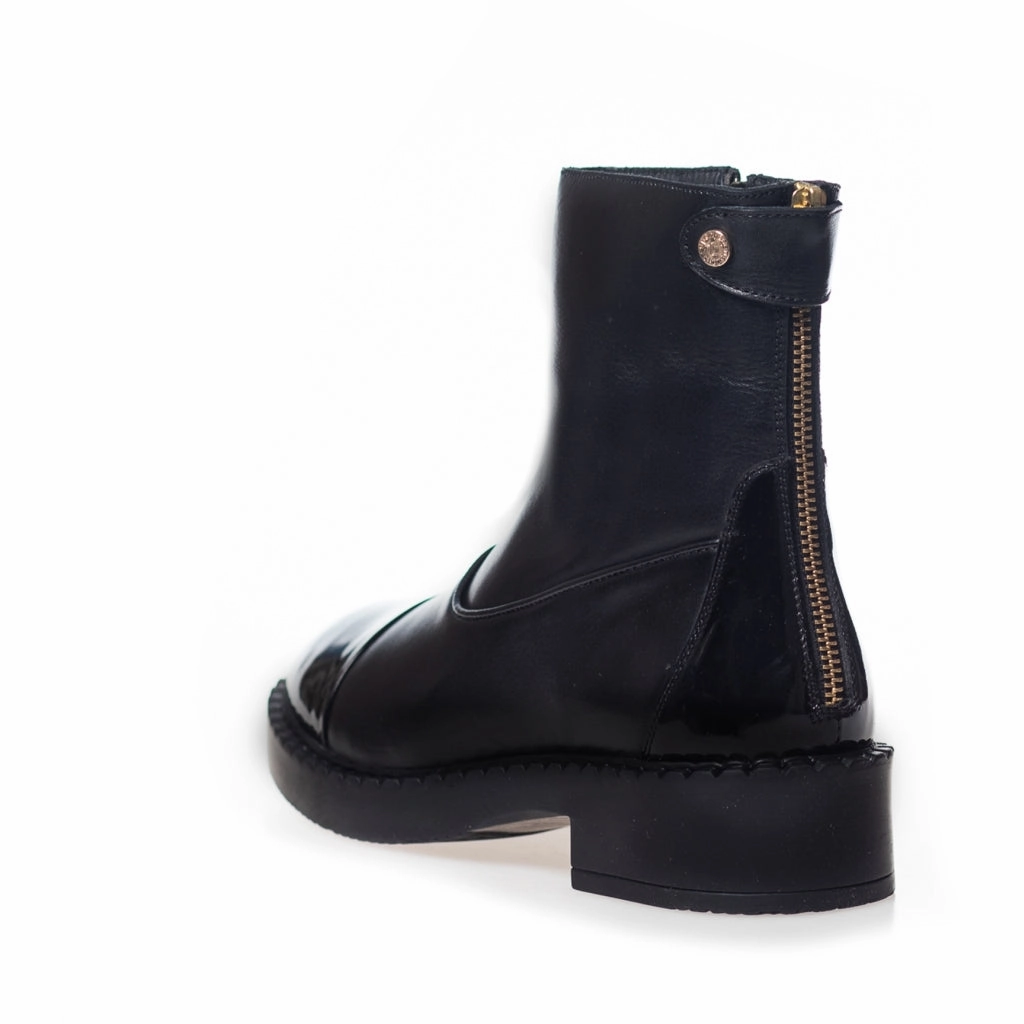 AMIE BOOTS PATENT - BLACK PATENT