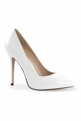 AMUSE-20 Pump  | White Patent