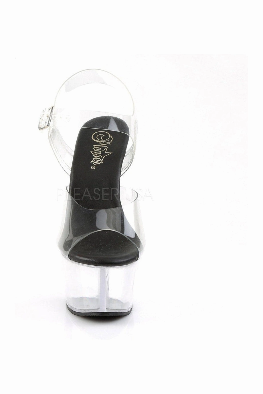 ASPIRE-608 Platform Sandal  | Black Vinyl
