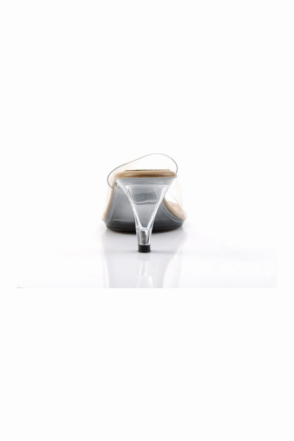 BELLE-301 Bootie | Clear Vinyl