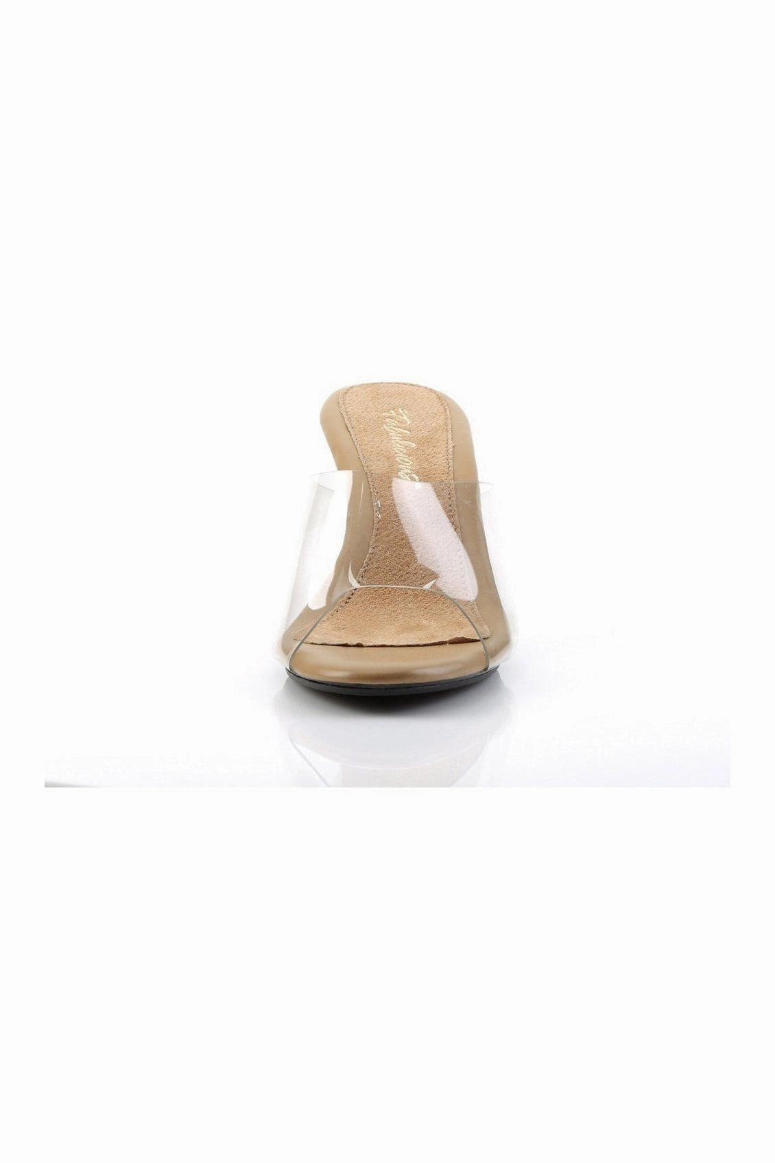 BELLE-301 Bootie | Clear Vinyl