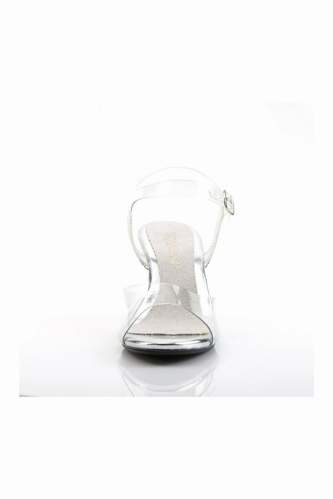 BELLE-308 Bootie | Clear Vinyl