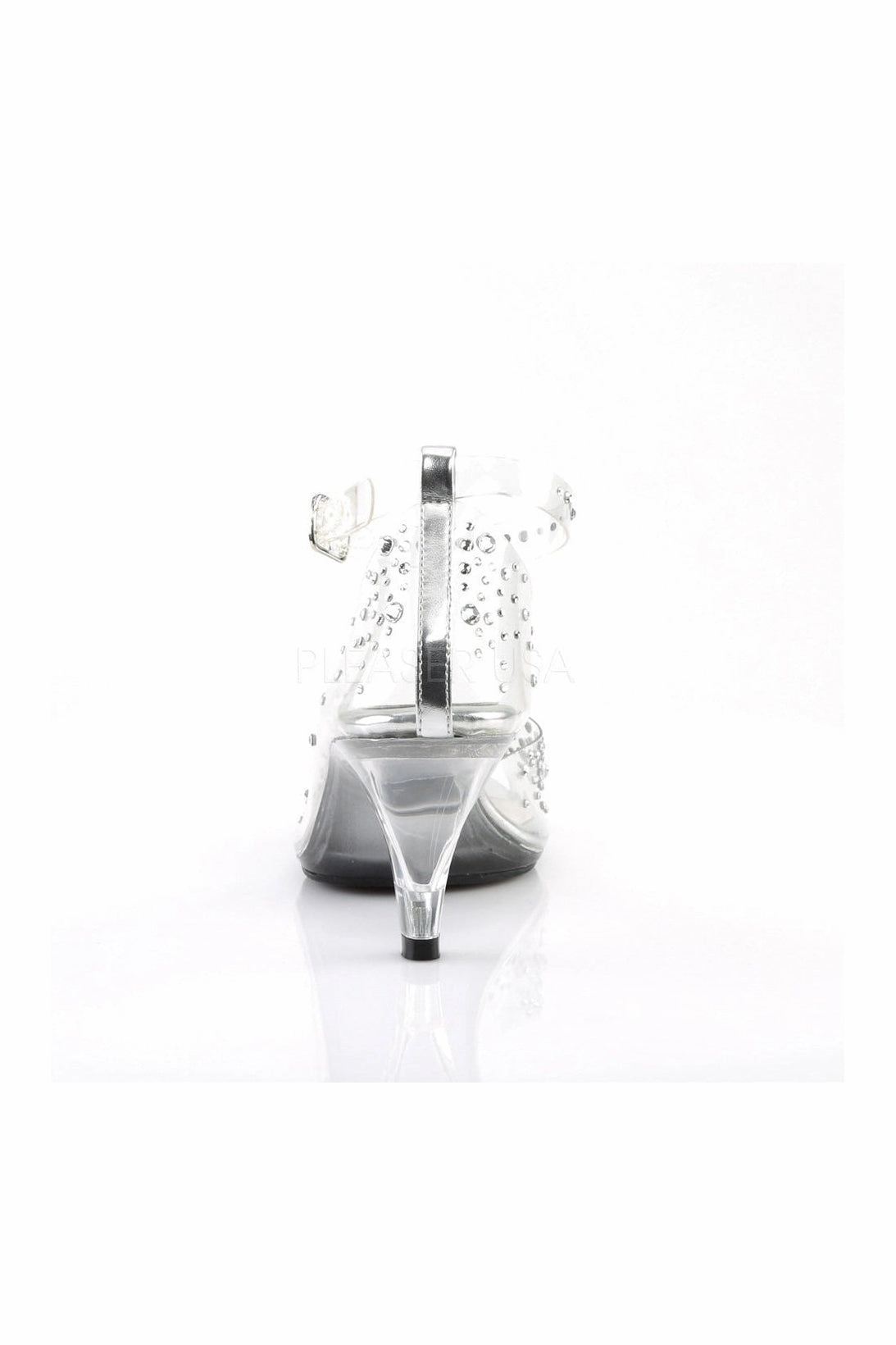BELLE-330RS Sandal | Clear Vinyl