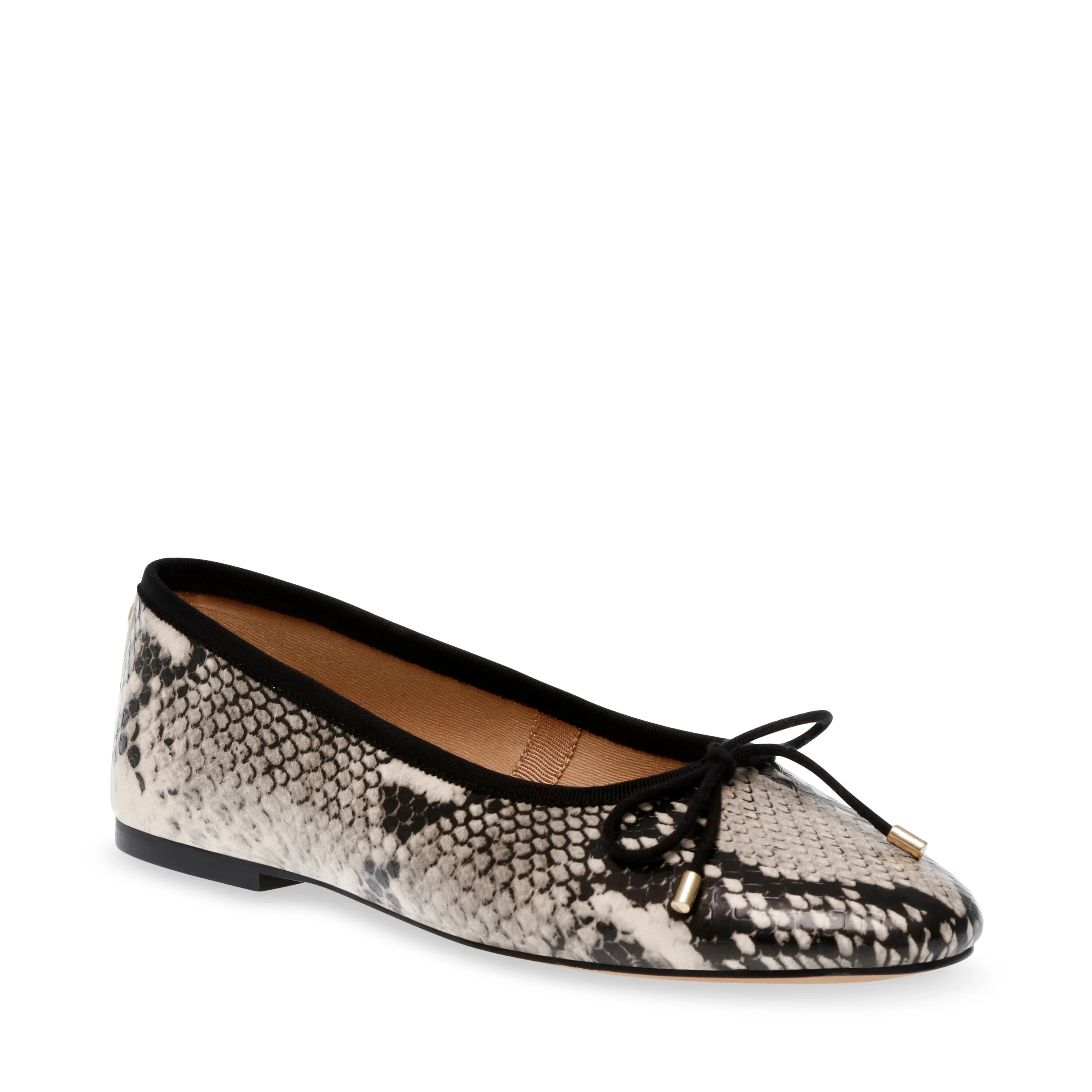 Blossoms Flat Shoe LT. BEIGE SNAKE