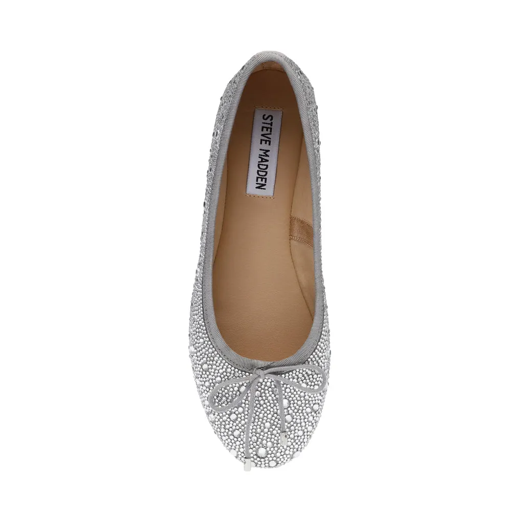 Blossoms-R Flat Shoe SILVER