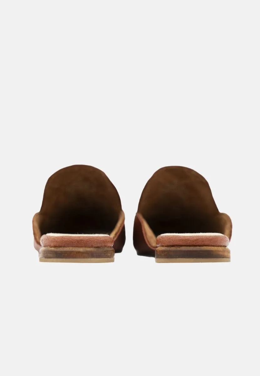 Cairo Pinatex Vegan Leather Mules | Cinnamon