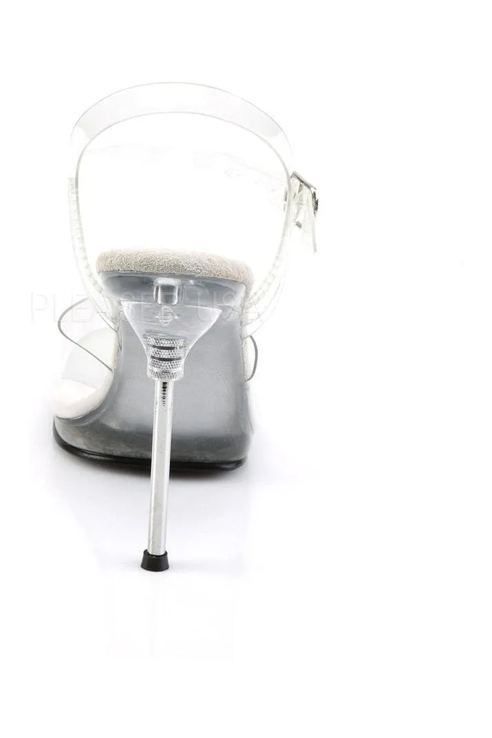 CHIC-08 Sandal | Clear Vinyl