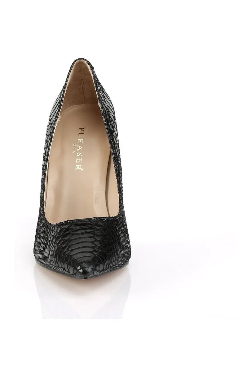 CLASSIQUE-20SP Pump  | Black Genuine Leather