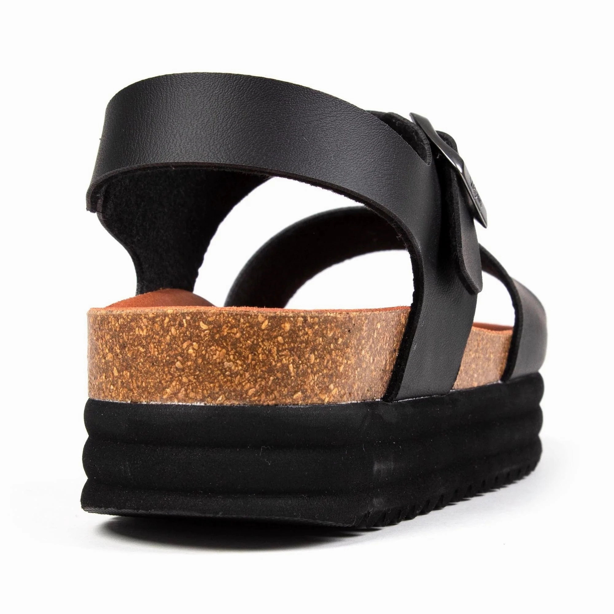 Clove Women's Vegan Flatform Sandals | Black