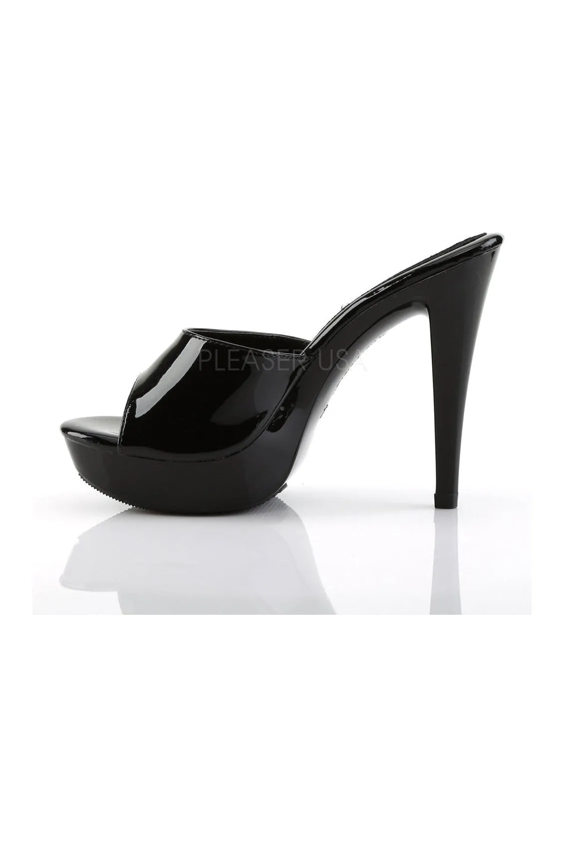 COCKTAIL-501 Platform Slide | Black Patent