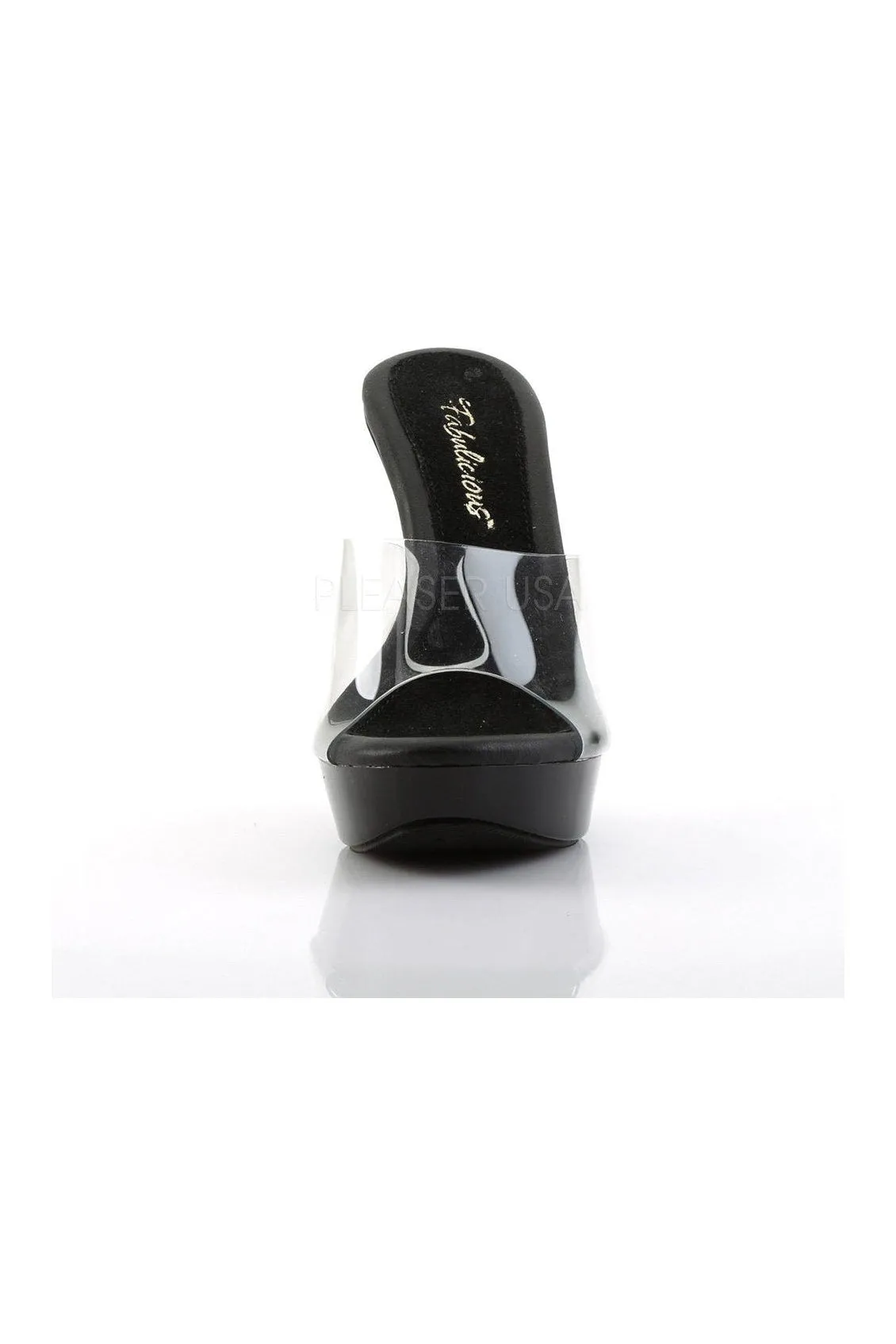 COCKTAIL-501 Platform Slide | Black Vinyl