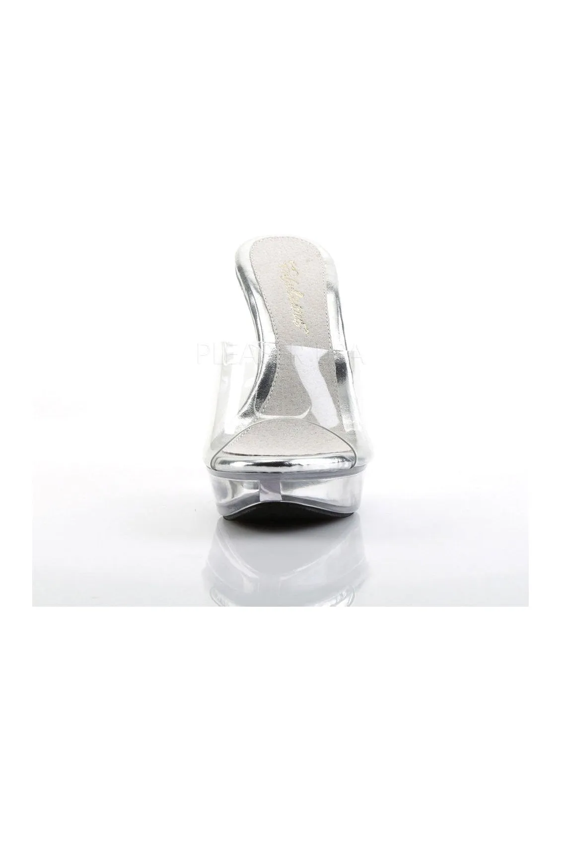 COCKTAIL-501 Platform Slide | Clear Vinyl
