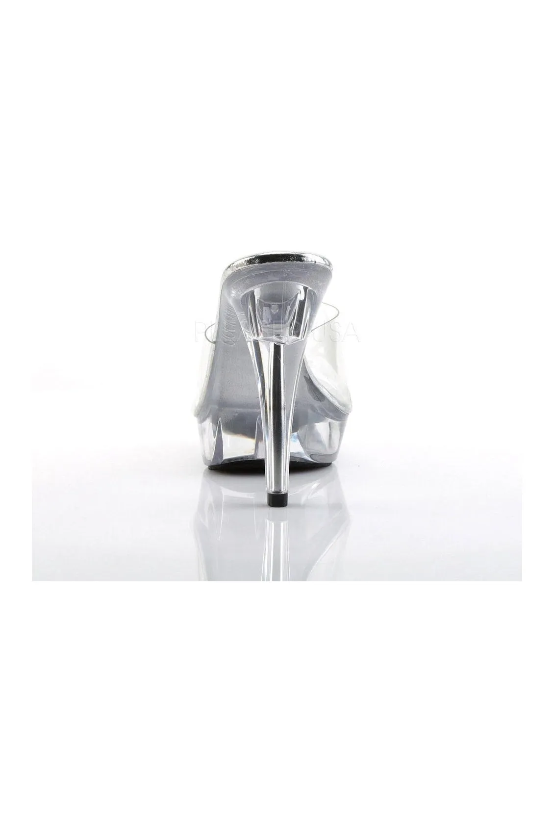 COCKTAIL-501 Platform Slide | Clear Vinyl