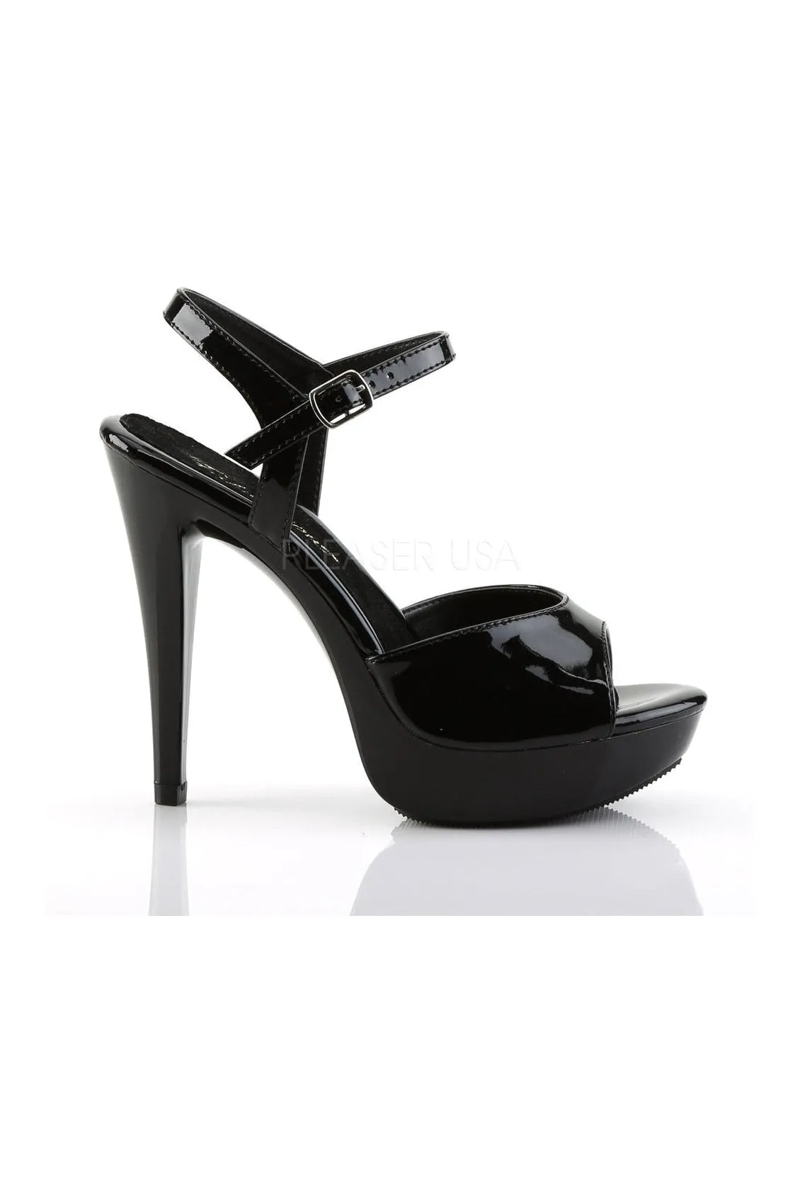 COCKTAIL-509 Platform Sandal | Black Patent
