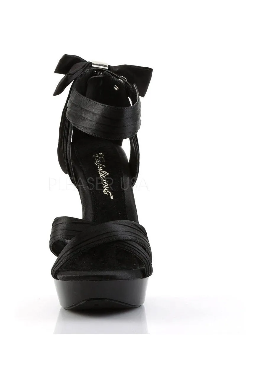 COCKTAIL-568 Sandal | Black Fabric