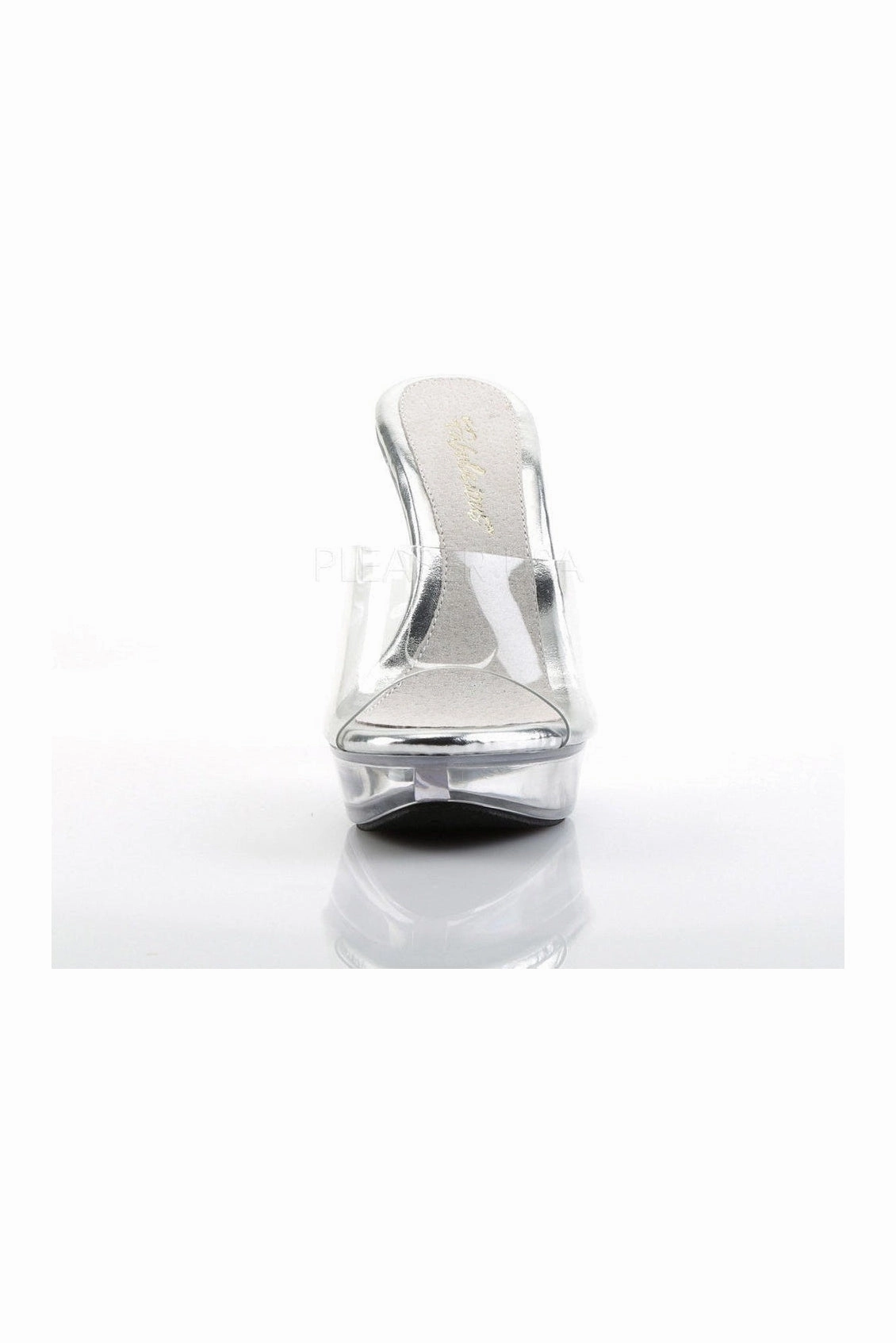 COCKTAIL-501 Platform Slide | Clear Vinyl