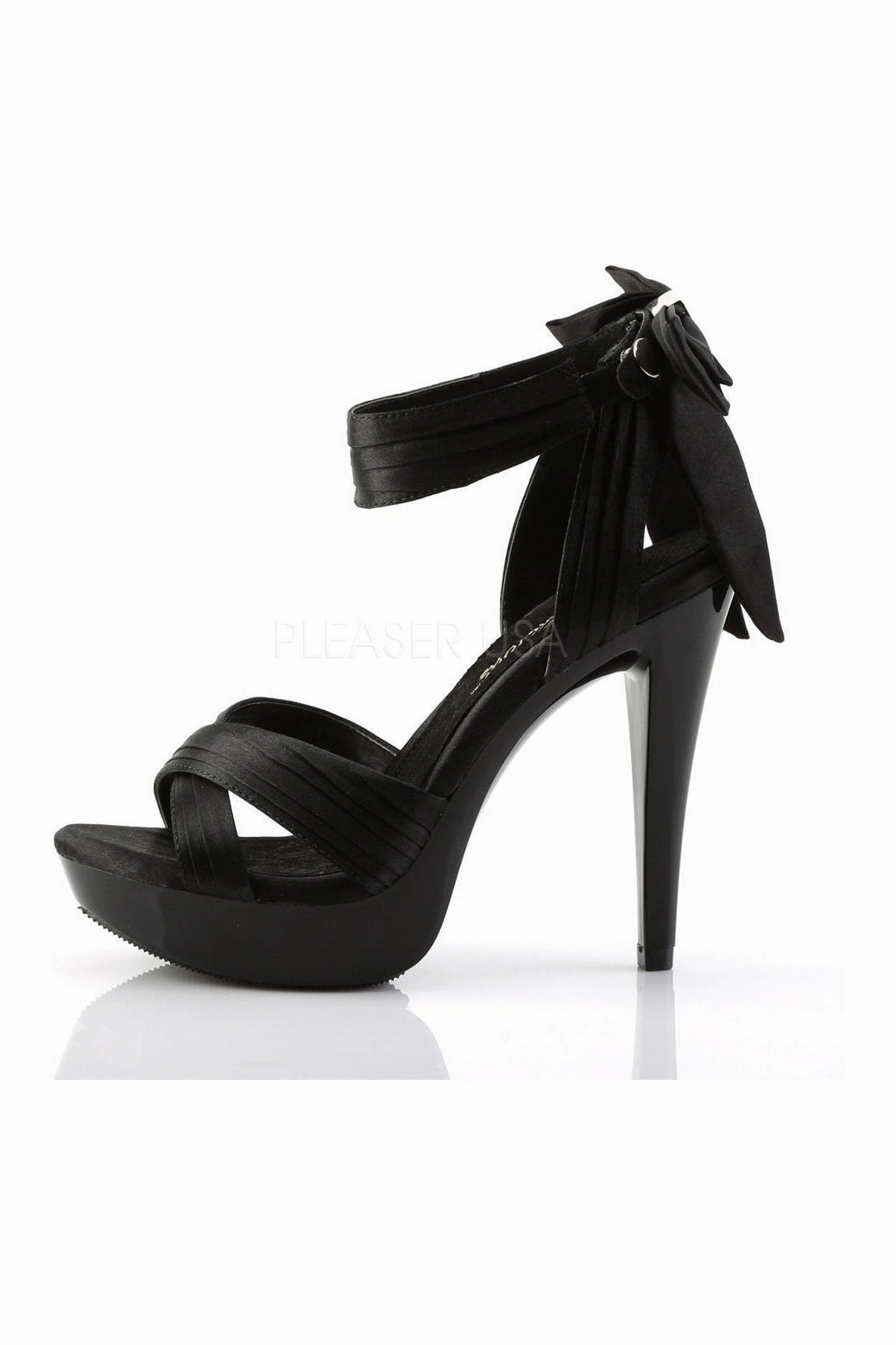 COCKTAIL-568 Sandal | Black Fabric