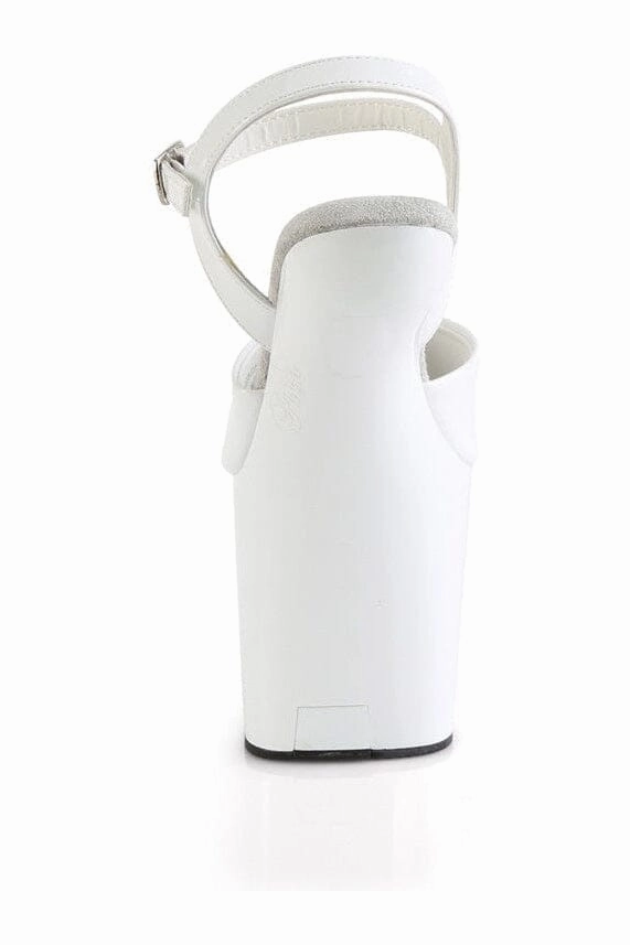 CRAZE-809 White Patent Sandal