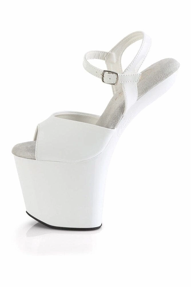 CRAZE-809 White Patent Sandal