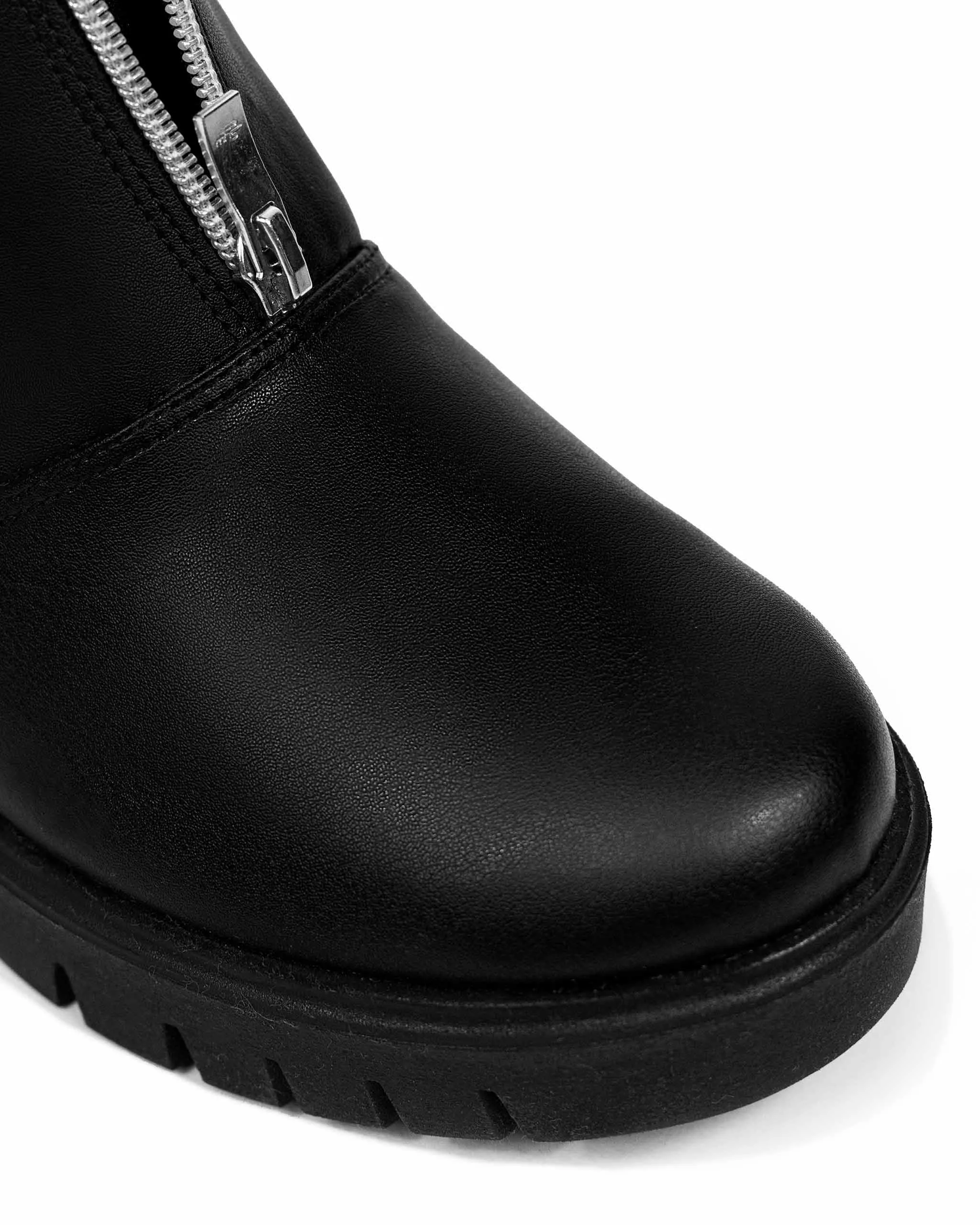 Cyber Women's Desserto Cactus Leather Vegan Ankle Boots | Black