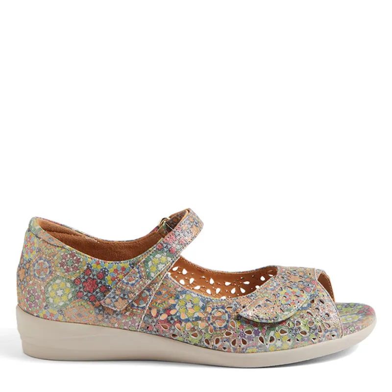 DAFFODIL W  - ORANGE MULTI LEATHER FS