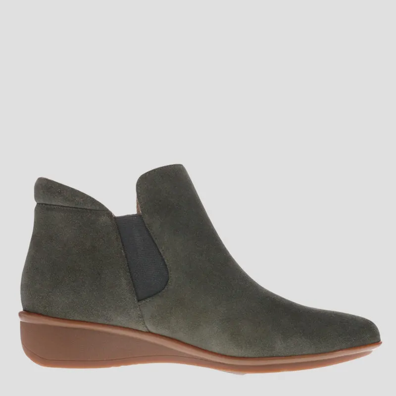 DAMASCUS - MOSS SUEDE ANKLE BOOTS