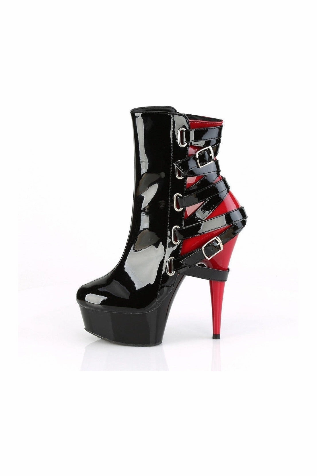 DELIGHT-1012 Exotic Boot | Black Patent