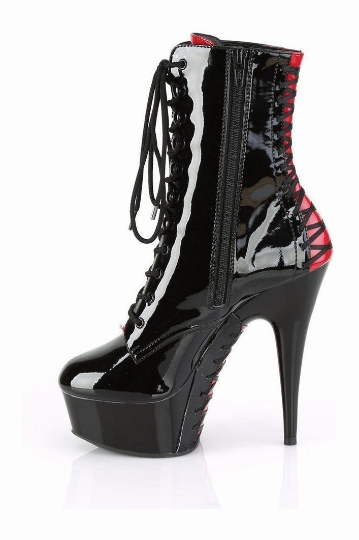 DELIGHT-1020FH Exotic Boot | Black Patent
