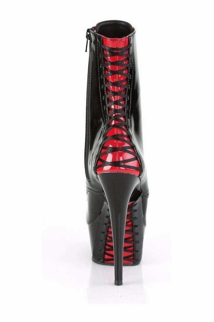 DELIGHT-1020FH Exotic Boot | Black Patent