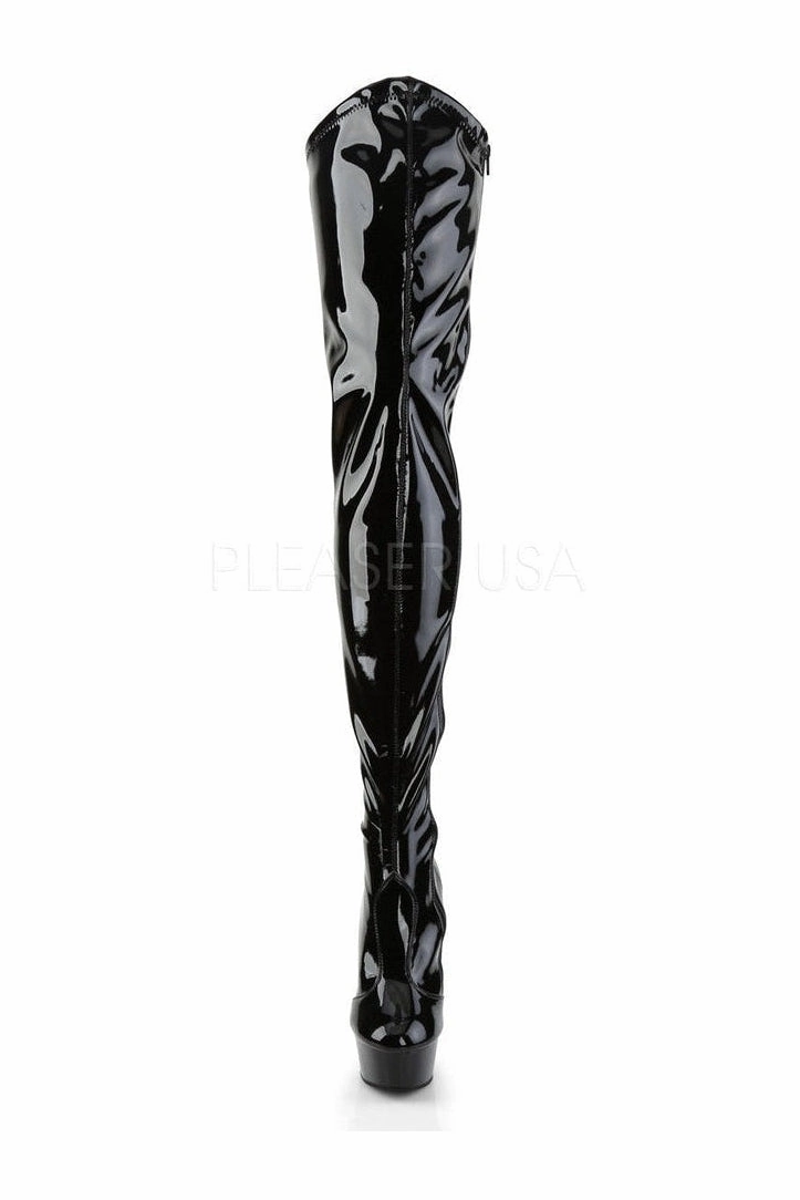 DELIGHT-4000 Platform Boot  | Black Patent
