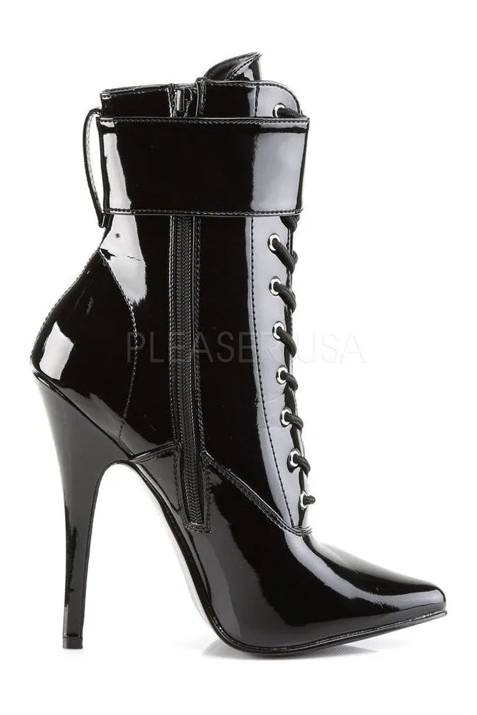 DOMINA-1023 Ankle Boot | Black Patent