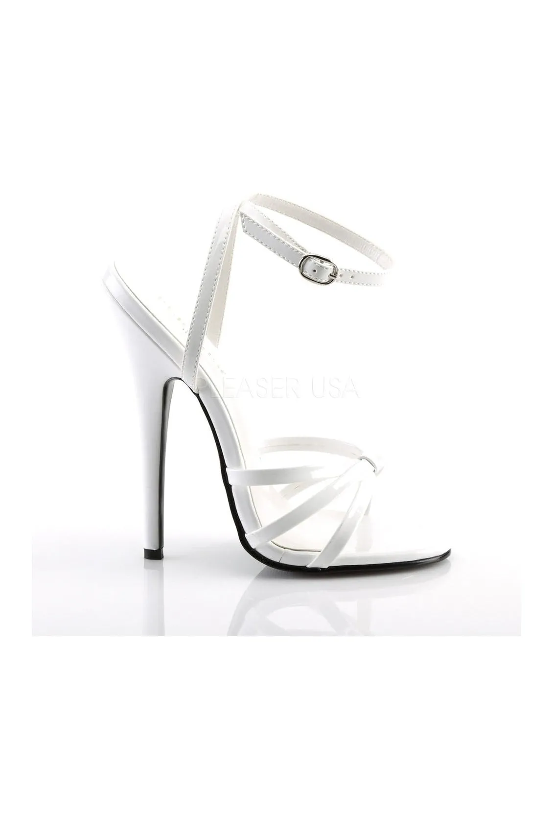 DOMINA-108 Sandal  | White Patent
