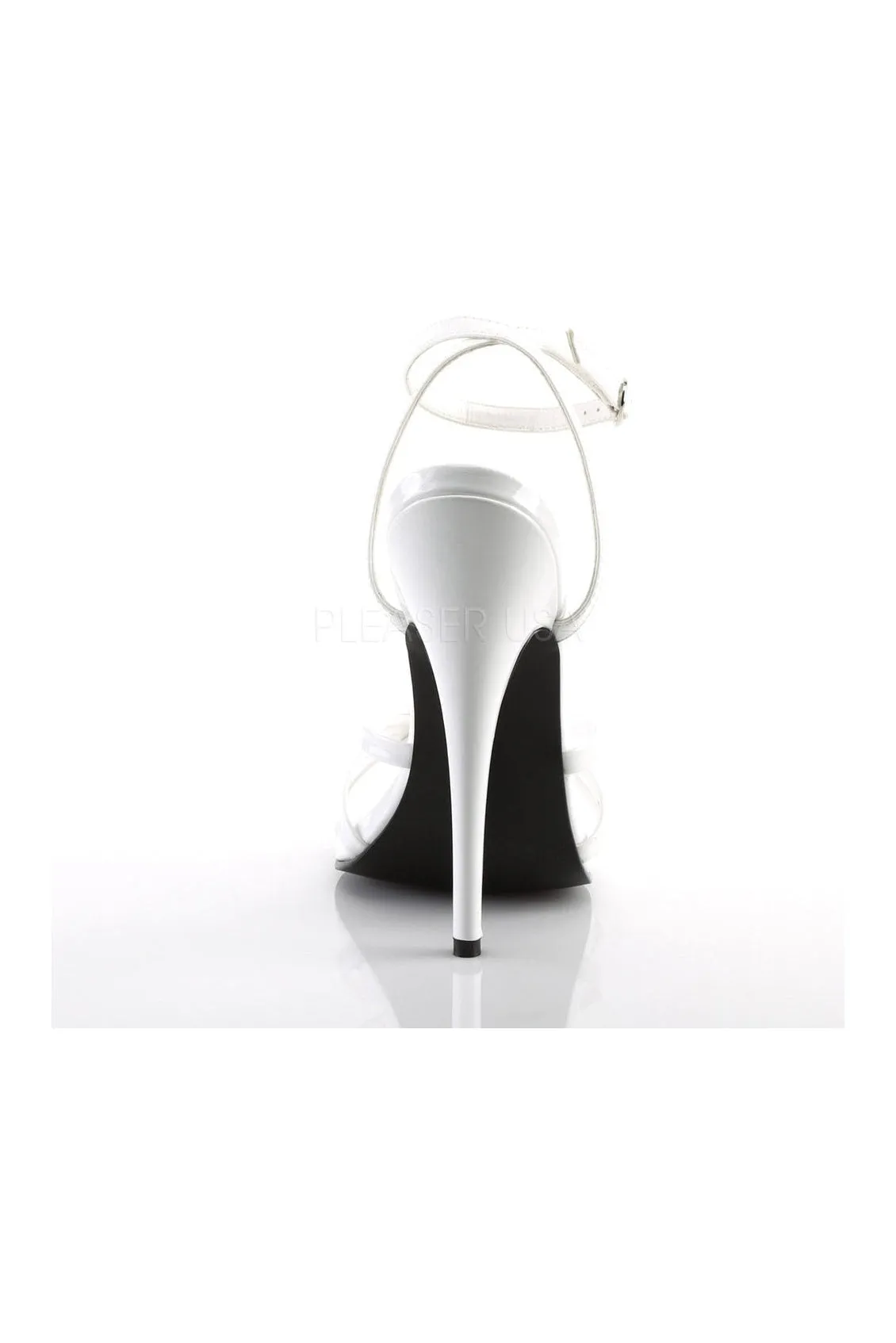 DOMINA-108 Sandal  | White Patent