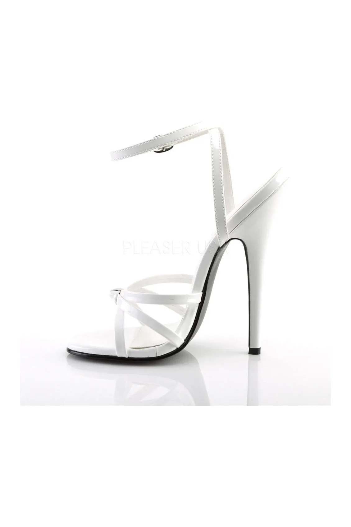 DOMINA-108 Sandal  | White Patent