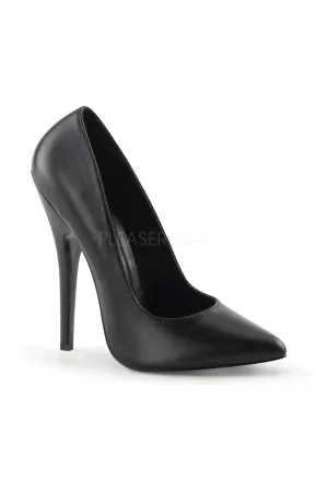 DOMINA-420 Pump  | Black Genuine Leather