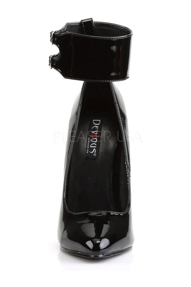 DOMINA-434 Pump  | Black Patent
